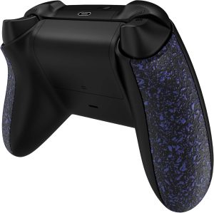 اكستريم رايت غطاء مقبض ذراع التحكم لجهاز Xbox Series X|S، الواح خلفية أرجوانية مزخرفة غير قابلة للانزلاق، غطاء قضبان جانبية بديلة لوحدة التحكم اللاسلكية Xbox Core [وحدة التحكم غير مشمولة]