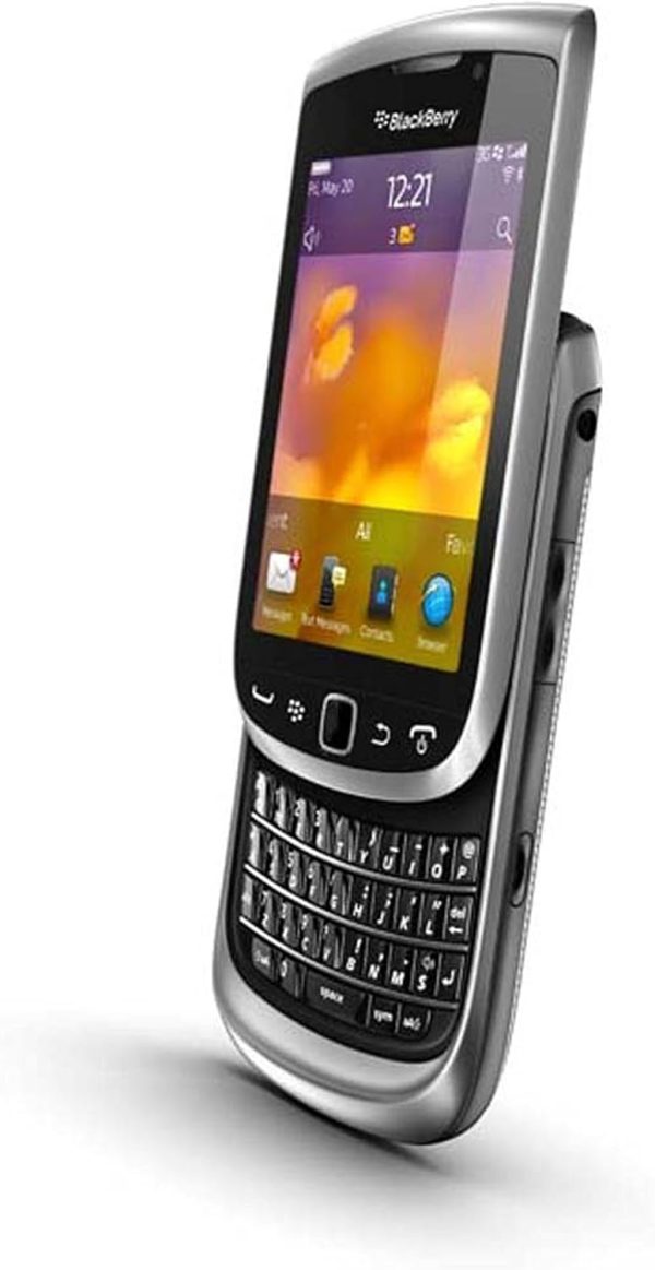 ⁦Blackberry Torch 9810 Unlocked GSM HSPA+ OS 7.0 Slider Phone - Zinc Grey⁩ - الصورة ⁦4⁩
