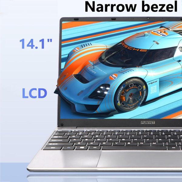 ⁦لابتوب العاب 14 انش من فونيت، لابتوب 2025 ويندوز 11 برو، 16GB RAM 512GB SSD، معالج انتل الجيل 11 N5095 (حتى 2.9GHz)، FHD 1920×1080⁩ - الصورة ⁦7⁩