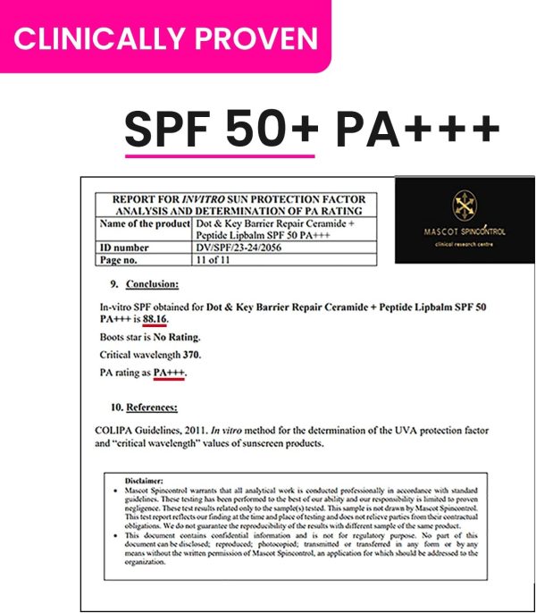 ⁦مرطب الشفاه سيراميد اند ببتيد بعامل حماية من أشعة الشمس 50 من دوت اند كي، Pa+++| أحمر رومانس| حماية من الأشعة فوق البنفسجية A/ B| ملون ناعم| يعزز الكولاجين ويزيد من امتلاء الشفاه على الفور| 10 جرام⁩ - الصورة ⁦2⁩