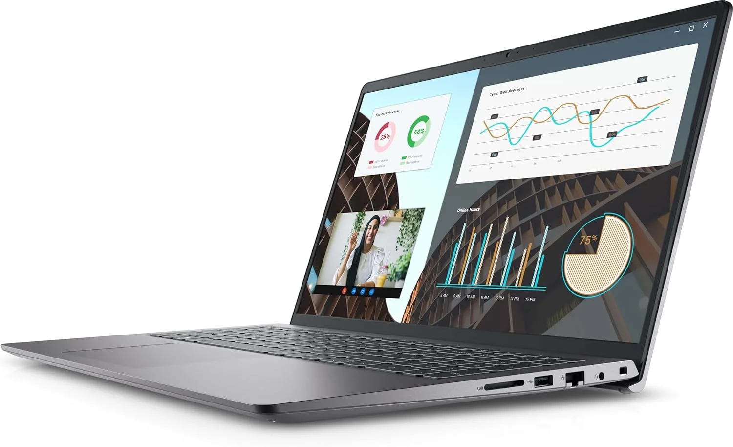 لابتوب فوسترو 3530 2023 من ديل| شاشة 15.6 بوصة 1920x1080 FHD | كور i7-1355U - قرص صلب SSD 1 تيرابايت - رام 32 جيجابايت | 10 @ 5 جيجاهرتز ويندوز 11 برو أسود