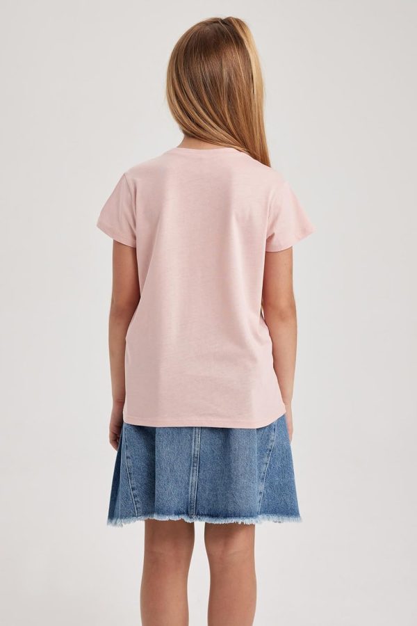 ⁦DeFacto Girl's B0672a8 T-Shirt⁩ - الصورة ⁦7⁩