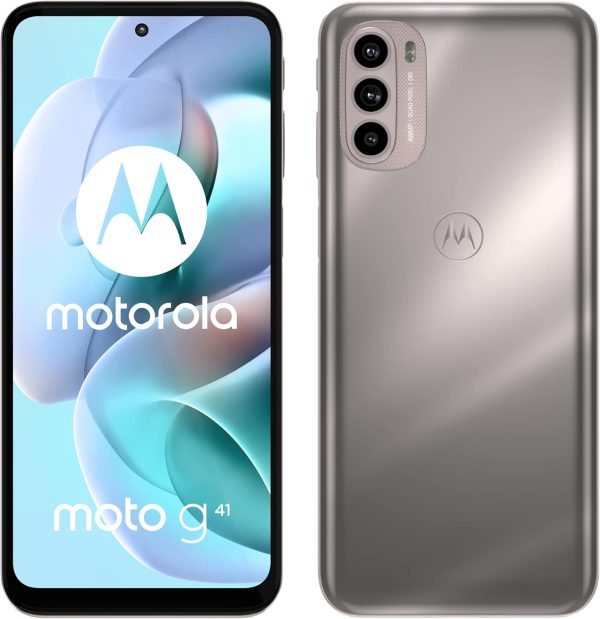 ⁦Motorola G41, 128Gb Rom, 6Gb Ram, Pearl Gold, Regular⁩ - الصورة ⁦2⁩
