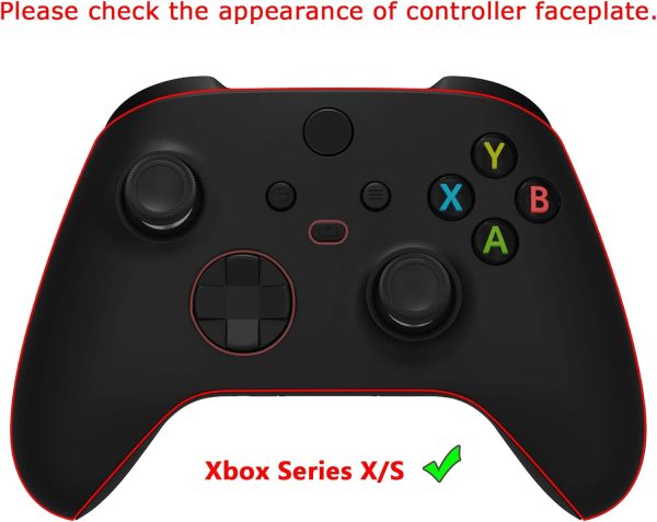 ⁦اكستريم رايت مجموعة ازرار كاملة مخصصة بدون بصمة حروف لوحدة تحكم Xbox Series X/S ملحقات بديلة بلون ازرق Dpad ABXY لجهاز Core اكس بوكس_سيريز_اكس بوكس سيريز اس⁩ - الصورة ⁦2⁩