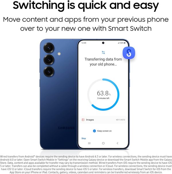 ⁦سامسونج جوال جالكسي S25+ ذكاء اصطناعي 256GB، اندرويد غير مقفل، كاميرا ذكاء اصطناعي، معالج سريع، شاشة بروسكالر، عمر بطارية طويل، 2025، (اصدار عالمي)⁩ - الصورة ⁦7⁩