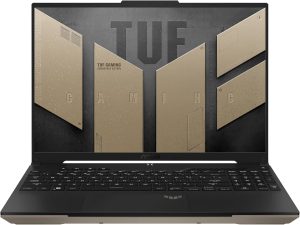 لابتوب اسوس تي يو اف للألعاب A16 إصدار متطور FA617NSR-RL077W، AMD رايزن 7 7435H، 16GB رام DDR5، 512 SSD، انفيديا RX7600، 8GB DDR6، 16 بوصة FHD، 165Hz، لوحة مفاتيح بإضاءة عربي-إنجليزي، ويندوز 11