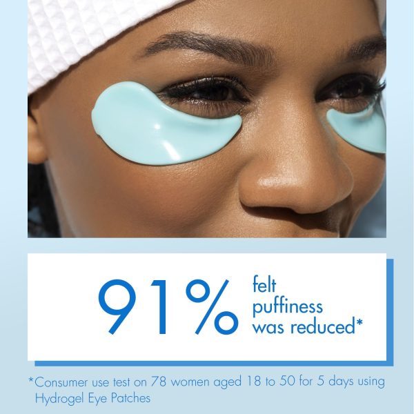 ⁦Klorane - Smoothing & Soothing Eye Masks with Cornflower & Plant-Based Hyaluronic Acid - Hydrogel Eye Patches For Puffy, Tired Eyes and Dark Circles - 7 ct.⁩ - الصورة ⁦5⁩