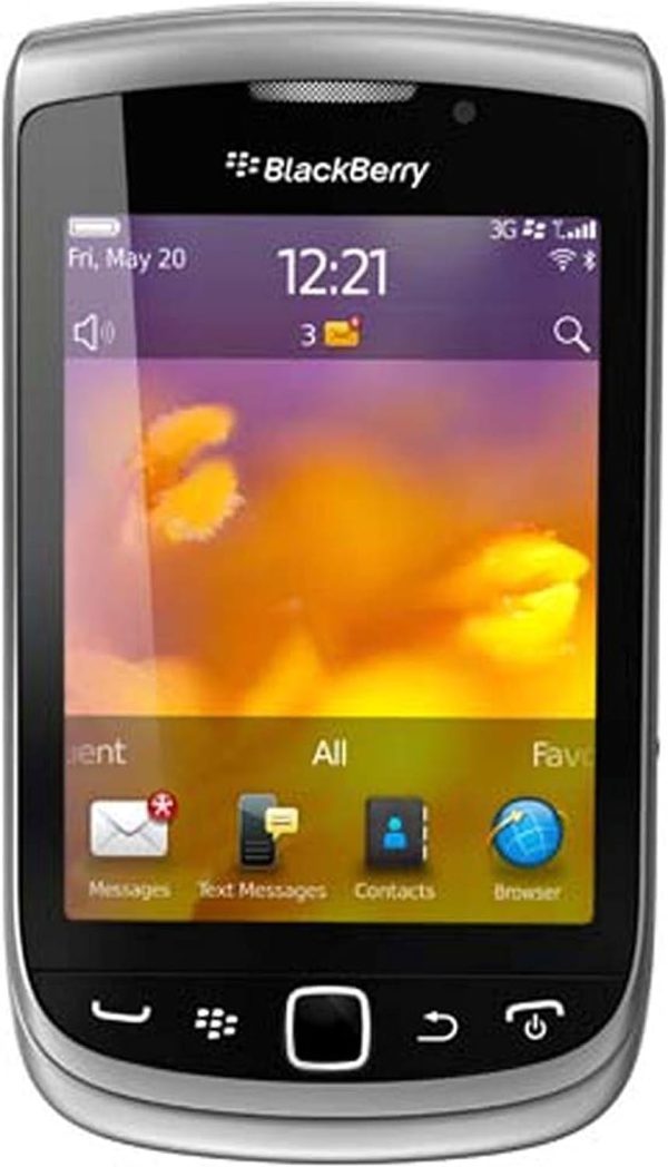 ⁦Blackberry Torch 9810 Unlocked GSM HSPA+ OS 7.0 Slider Phone - Zinc Grey⁩ - الصورة ⁦2⁩