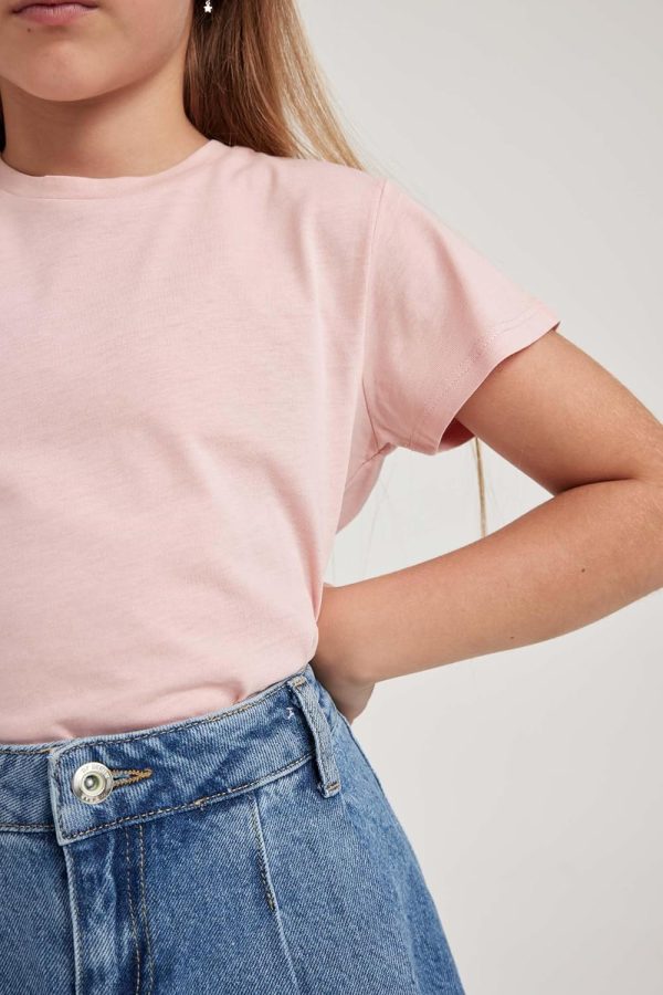 ⁦DeFacto Girl's B0672a8 T-Shirt⁩ - الصورة ⁦6⁩