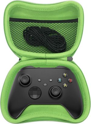 حزمة ألعاب سيرج برو (12 قطعة) مجموعة ملحقات، حزمة تشغيل وحدة تحكم Xbox Series X/S مع حافظة تحكم، مقابض تحكم، مقابض إبهام، كابل شحن، حزمة بطارية، اكس بوكس_سيريز_اكس