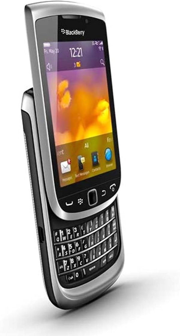 ⁦Blackberry Torch 9810 Unlocked GSM HSPA+ OS 7.0 Slider Phone - Zinc Grey⁩ - الصورة ⁦3⁩