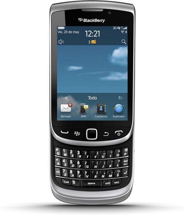 Blackberry Torch 9810 Unlocked GSM HSPA+ OS 7.0 Slider Phone - Zinc Grey