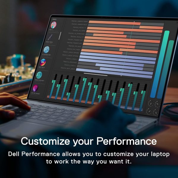 ⁦Dell XPS 13 9315 Laptop, 12th Gen Intel Evo Core i7-1250U, Intel Iris Xe Graphics, 13.4 Inch UHD+Touchscreen, Intel Iris Xe Graphics, 16GB RAM, 512GB SSD, Backlit Keyboard, Windows 11 Home, Sky⁩ - الصورة ⁦3⁩