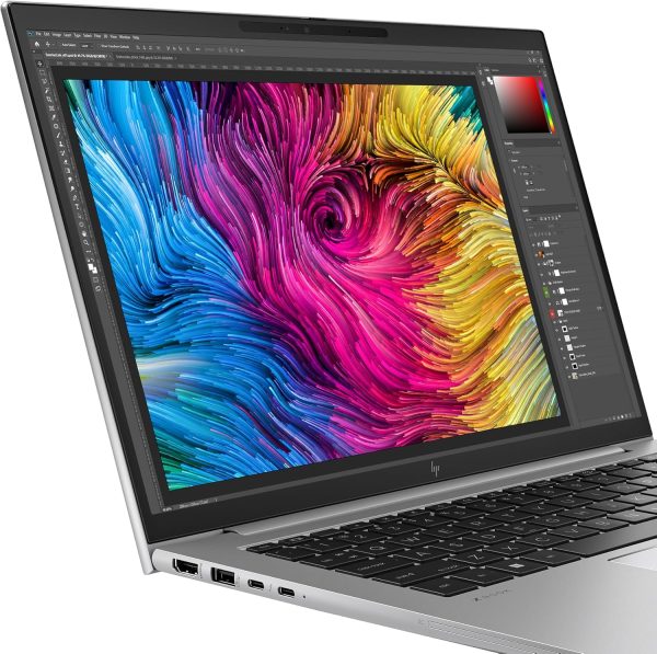 ⁦HP ZBook Firefly 14 G11 86B07EA 14 Inch WQXGA IPS, 120Hz, Intel Core Ultra 7-165H, 64GB RAM, 2TB SSD, RTX A500, Windows 11⁩ - الصورة ⁦7⁩
