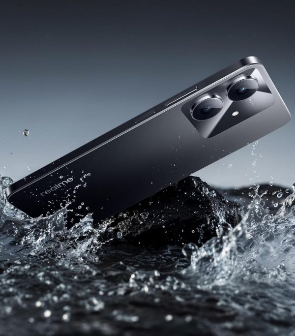 ⁦ريلمي نوت 60X (3GB RAM، تخزين 64GB) - شاشة 6.75 انش 90Hz، بطارية 5000mAh، يونيسوك T612، كاميرا 8MP، اندرويد 14 | ثنائي شرائح الاتصال | زجاج مقوى | نوع C اصدار الشرق الاوسط (اسود رخامي)⁩ - الصورة ⁦5⁩
