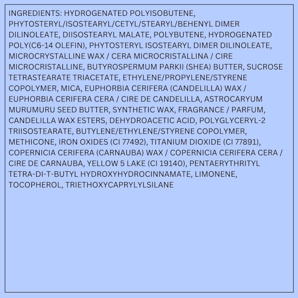 ⁦لانيج مرطب شفاه برائحة الفانيليا: مرطب ولامع وخفيف الوزن ومرطب وملون بزبدة الشيا⁩ - الصورة ⁦10⁩
