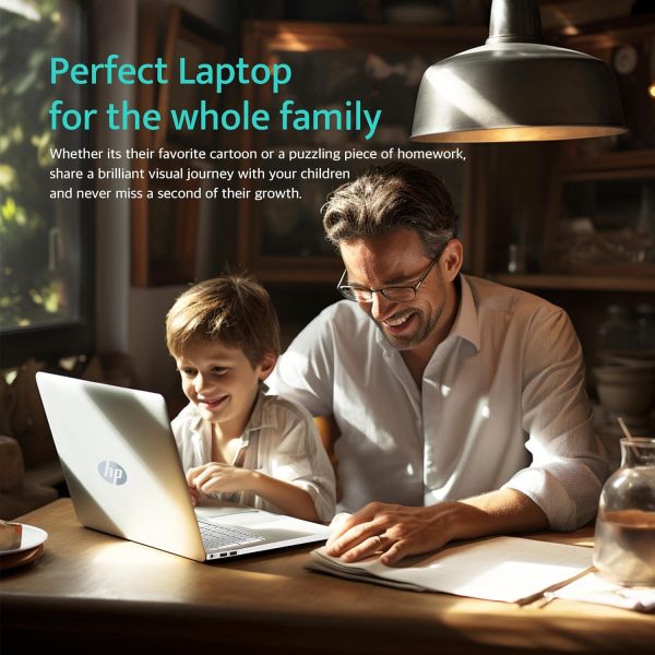 ⁦HP لابتوب 15.6 انش FHD، انتل i5-1135G7، 32GB DDR4 RAM، 1TB PCIe SSD، بطاقة رسومات انتل ايريس Xe، كاميرا ويب HD، مكبرات صوت ستيريو، ويندوز 11، فضي، بطاقة USB 32GB⁩ - الصورة ⁦5⁩