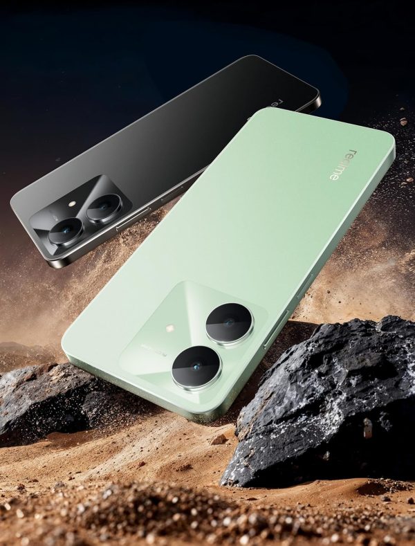 ⁦ريلمي نوت 60X (3GB RAM، تخزين 64GB) - شاشة 6.75 انش 90Hz، بطارية 5000mAh، يونيسوك T612، كاميرا 8MP، اندرويد 14 | ثنائي شرائح الاتصال | زجاج مقوى | نوع C اصدار الشرق الاوسط (اسود رخامي)⁩ - الصورة ⁦7⁩