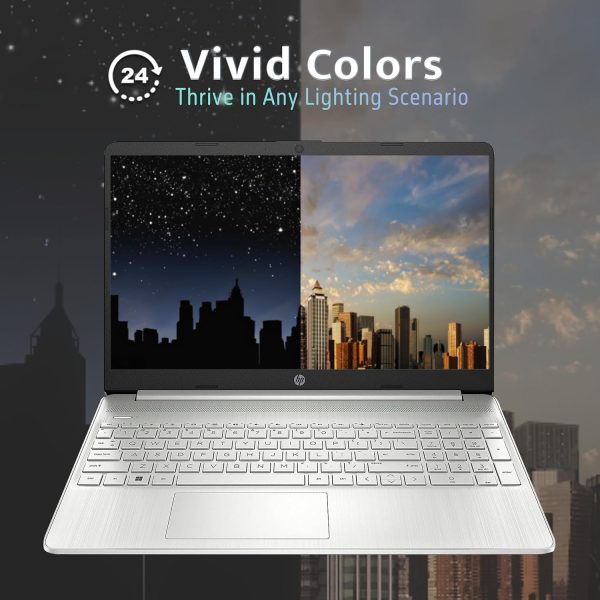 ⁦HP لابتوب 15.6 انش FHD، انتل i5-1135G7، 32GB DDR4 RAM، 1TB PCIe SSD، بطاقة رسومات انتل ايريس Xe، كاميرا ويب HD، مكبرات صوت ستيريو، ويندوز 11، فضي، بطاقة USB 32GB⁩ - الصورة ⁦6⁩