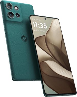 MOTOROLA Edge 50 5G, 12GB+12GB RAM, 512 GB ROM, Snapdragon 7 Gen 1, 6.67" pOLED Display 120Hz, Android 14, Jungle Green, With Free Moto Buds, Moto Tag & Screen Damage Protection