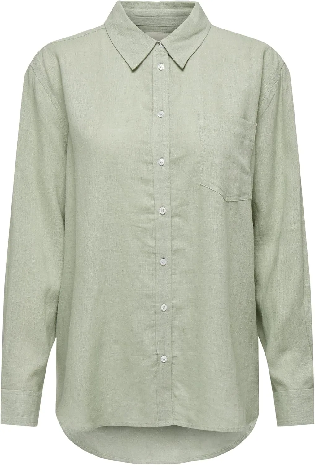 ONLY womens ONLTOKYO LS LINEN Shirt jpg