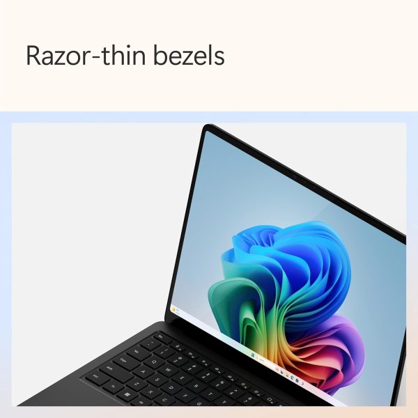 ⁦Microsoft Surface Laptop (7th Edition – 2024), Copilot+PC, 15" Touch Upto 120Hz Display, Snapdragon X Elite, Qualcomm Hexagon with 45 TOPS NPU, Qualcomm Adreno GPU, 16GB RAM, 1TB SSD, Graphite⁩ - الصورة ⁦2⁩