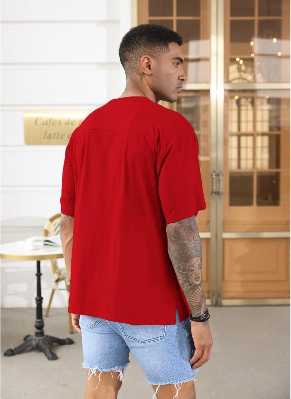 ⁦Men's Loose Fit Athletic T-Shirts Lightweight Quick Dry Short Tshirts Crew Neck Outdoor Workout Tops⁩ - الصورة ⁦5⁩