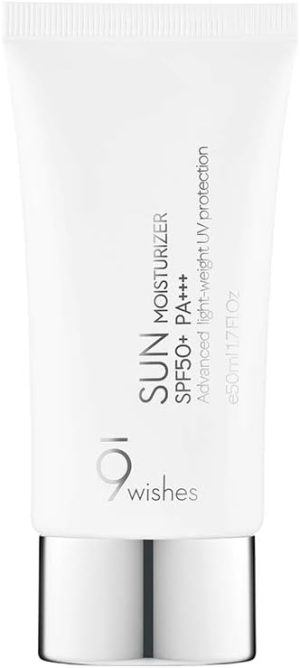 9 wishes Sun Moisturizer SPF 50 PA+++ 50 ml