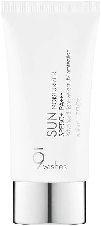 9 wishes Sun Moisturizer SPF 50 PA+++ 50 ml