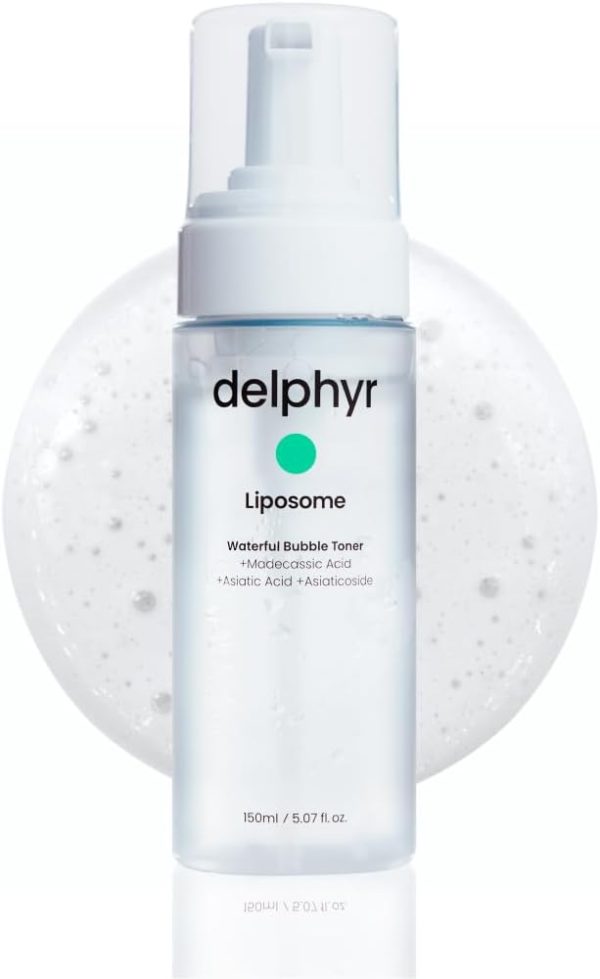 Liposome Waterful Bubble Toner, Moisturizing Foaming Toner for Sensitive Skin with Centella Asiatica TECA, Korean Skincare for Problem Skin (150ml 150ml)