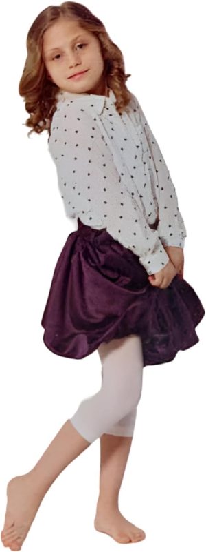 Girls Knee Length Shorts Wear Protection Above Knee Dance Leggings School Under Dress Skirt Sugar