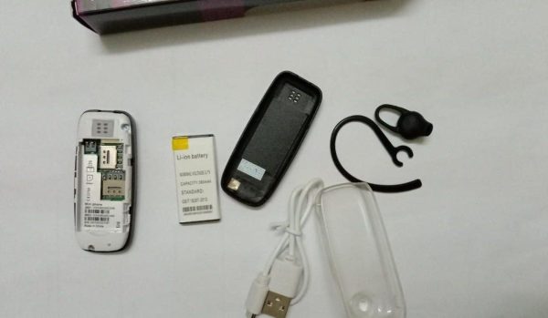 ⁦هاتف جوال ميني 3110 bm10، رمادي⁩ - الصورة ⁦2⁩