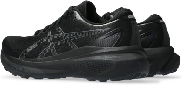 ⁦ASICS Women's Gel-Kayano 30 Running Shoes, 13, Black/⁩ - الصورة ⁦3⁩