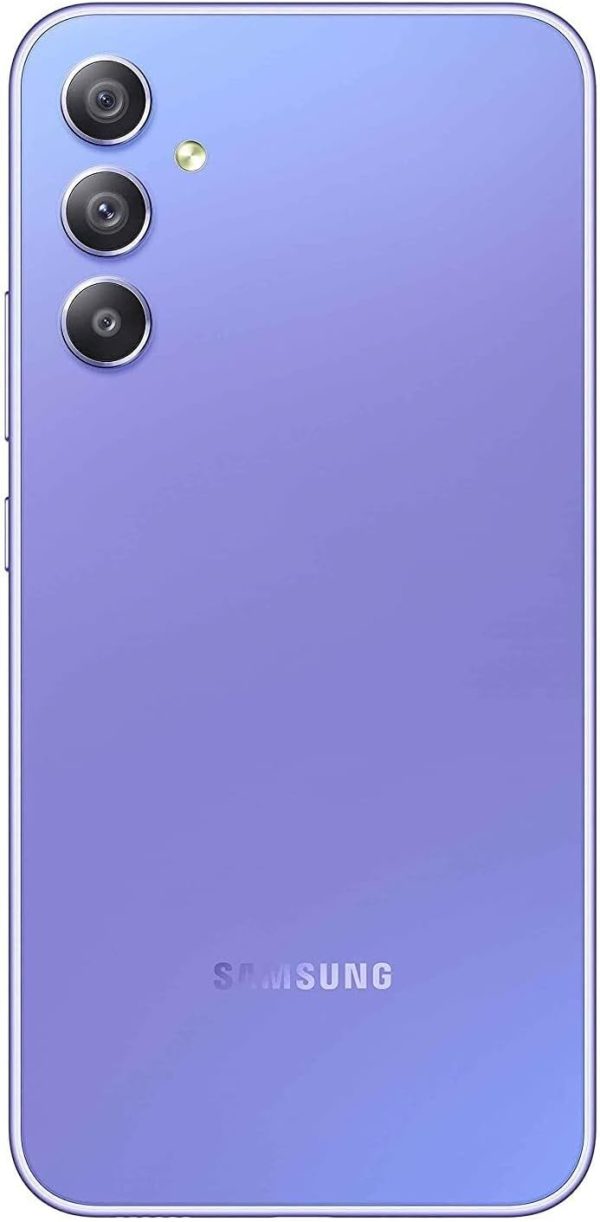 ⁦SAMSUNG Galaxy A34 5G + 4G LTE 128GB + 6GB Unlocked Worldwide 6.6 120Hz 48MP Triple Camera Awesome Violet SM-A346M⁩ - الصورة ⁦3⁩