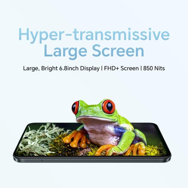 ⁦Honor X7b DUAL SIM 128GB ROM + 6GB RAM (GSM ONLY | NO CDMA) Factory Unlocked 4G/LTE Smartphone (Midnight Black) - International Version⁩ - الصورة ⁦4⁩