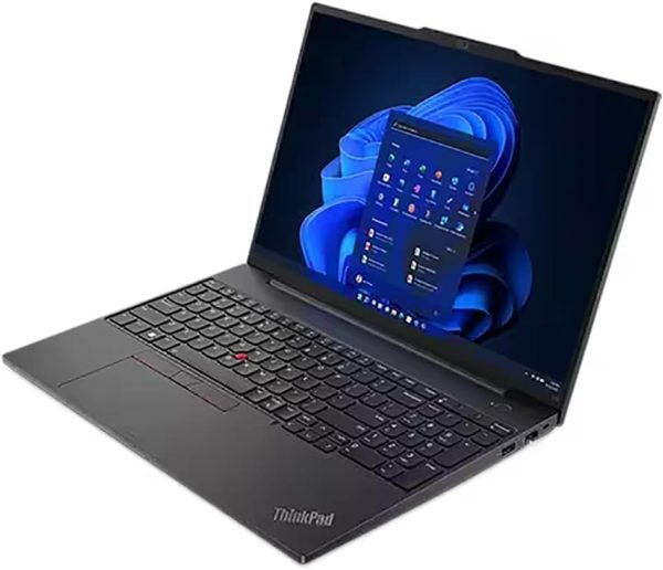 ⁦لينوفو لابتوب اعمال ثينك باد E16 بشاشة 16 انش FHD+ ومعالج AMD رايزن 5 7530U سداسي النواة (افضل من i7-1355U) و24GB DDR4 RAM و1TB PCIe SSD وواي فاي 6 وكيبورد باضاءة خلفية وقارئ بصمة وويندوز 11 برو،⁩ - الصورة ⁦3⁩