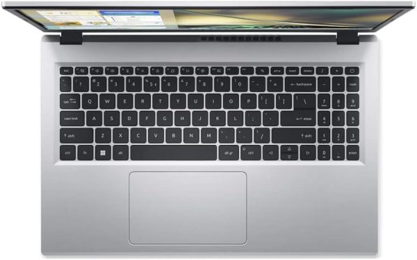 ⁦Aspire 3 Laptop 15.6" Notebook Computer - Core i3 N305, 4GB RAM,256GB SSD, Windows 11 PRO Silver⁩ - الصورة ⁦3⁩