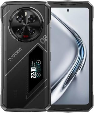 Doo.goo V40 Pro Rugged Phone, 16GB + 512GB, 6.78-inch Android 14 Dimensity 7300 Octa-Core Processor, 5G, OTG, NFC (Silver)