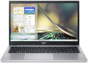 Aspire 3 Laptop 15.6" Notebook Computer - Core i3 N305, 4GB RAM,256GB SSD, Windows 11 PRO Silver