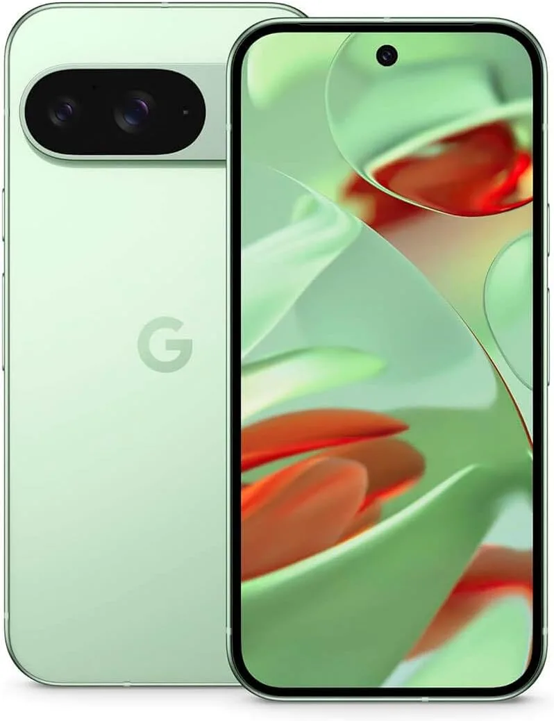 جوجل هاتف ذكي بيكسل 9 الجيل الخامس 5G 2024 GUR25 النسخة العالمية 6.3 انش ثنائي شرائح شريحة نانو اتصال الكترونية اندرويد 14 غير مقفل تخزين 256GB ذاكرة RAM 12GB اخضر