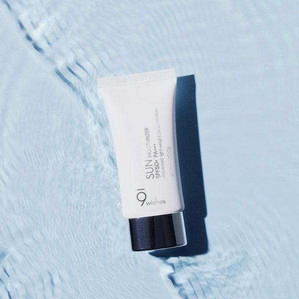 ⁦9 wishes Sun Moisturizer SPF 50 PA+++ 50 ml⁩ - الصورة ⁦2⁩