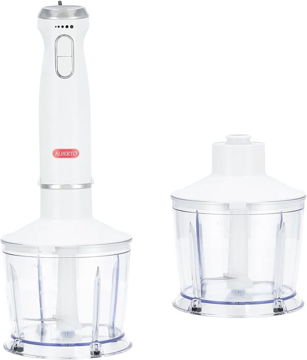 ⁦Alberto Alberto Stainless steel 1000W 4 in 1 hand blender⁩ - الصورة ⁦3⁩