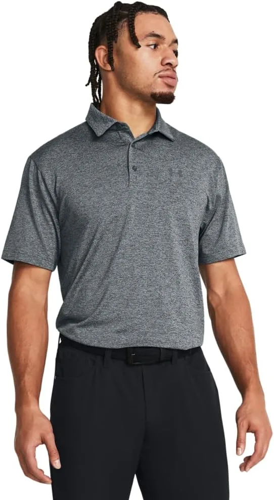 قميص رجالي مطبوع عليه عبارة "Playoff Polo 2.0" من Under Armour