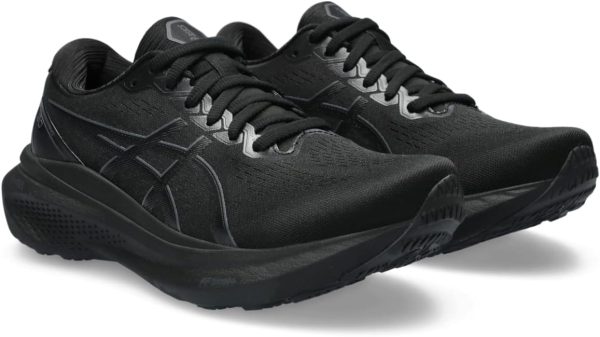 ⁦ASICS Women's Gel-Kayano 30 Running Shoes, 13, Black/⁩ - الصورة ⁦2⁩