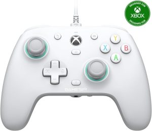 وحدة تحكم سلكية G7 SE من جيم سير لجهاز Xbox Series X|S وXbox One وويندوز 10/11، اداة تحكم بالالعاب بخاصية التوصيل والتشغيل مع عصا تحكم بتاثير القاعة/ زناد هول، مقبس صوت 3.5 ملم