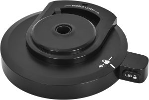 Ice Cream Maker Outer Bowl Lid for Ninja NC301, NC299AMZ, NC300, NC201, NC101 Series (No Paddle) – Replacement Ice Cream Maker Accessory, Compatible with Ninja NC Series for Home Use (Black)