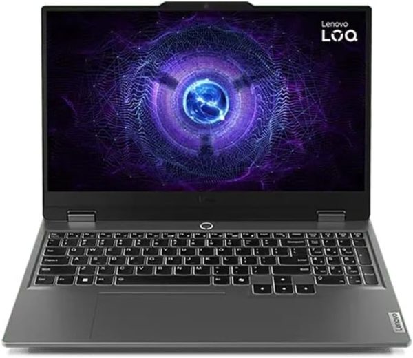 Lenovo LOQ 15IAX9 Gaming Laptop With15.6-Inch Full HD (1920x1080) 144Hz Display, Core i5-12450HX Processor,12GB RAM, 512GB SSD, 4GB NVIDIA GeForce RTX 2050, DOS(Without Windows) Luna Grey-83GS00FYAD