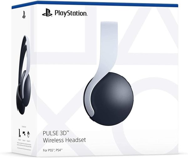 ⁦Sony PlayStation 5 PULSE 3D Wireless Headset, White⁩ - الصورة ⁦2⁩