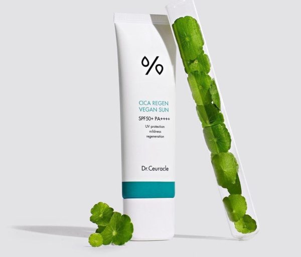⁦Dr. Ceuracle SPF50+ PA++++ Cica Regen Vegan Sun 50 ml⁩ - الصورة ⁦3⁩
