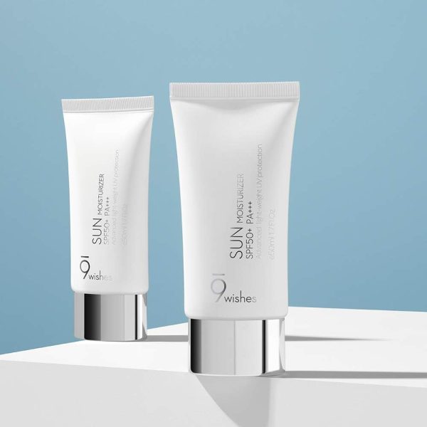 ⁦9 wishes Sun Moisturizer SPF 50 PA+++ 50 ml⁩ - الصورة ⁦5⁩